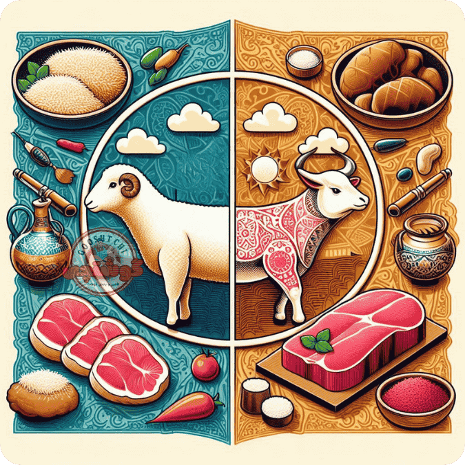 مقایسه گوشت گوساله با گوسفند | گوشتچی