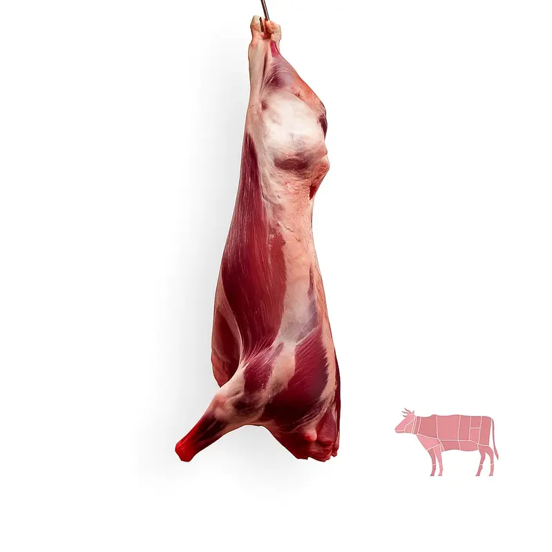 لاشه گوساله تازه | گوشتچی