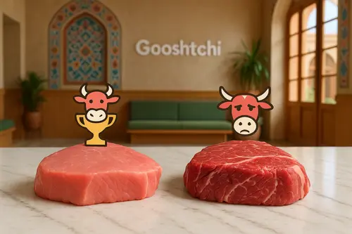 تفاوت گوشت گوساله نر و ماده | گوشتچی