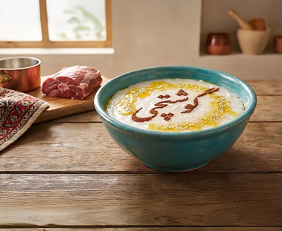 مراحل پخت گوشت در طرز تهیه حلیم