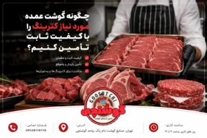 چگونه گوشت عمده مورد نیاز کترینگ را با کیفیت ثابت تأمین کنیم؟
