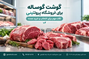 گوشت گوساله برای فروشگاه پروتئینی، نکات مهم برای انتخاب و خرید عمده